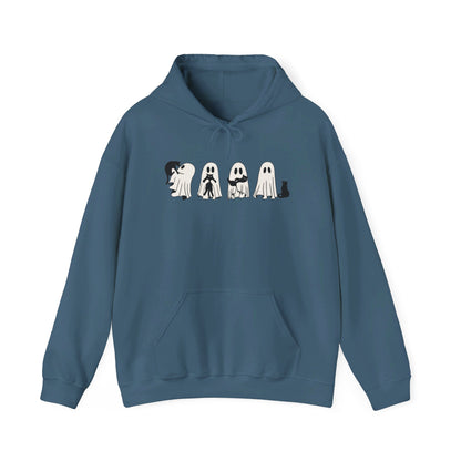 Ghosts Holding Cats Halloween Hoodie