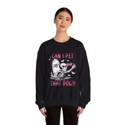 Can I Pet That Dog Halloween Crewneck