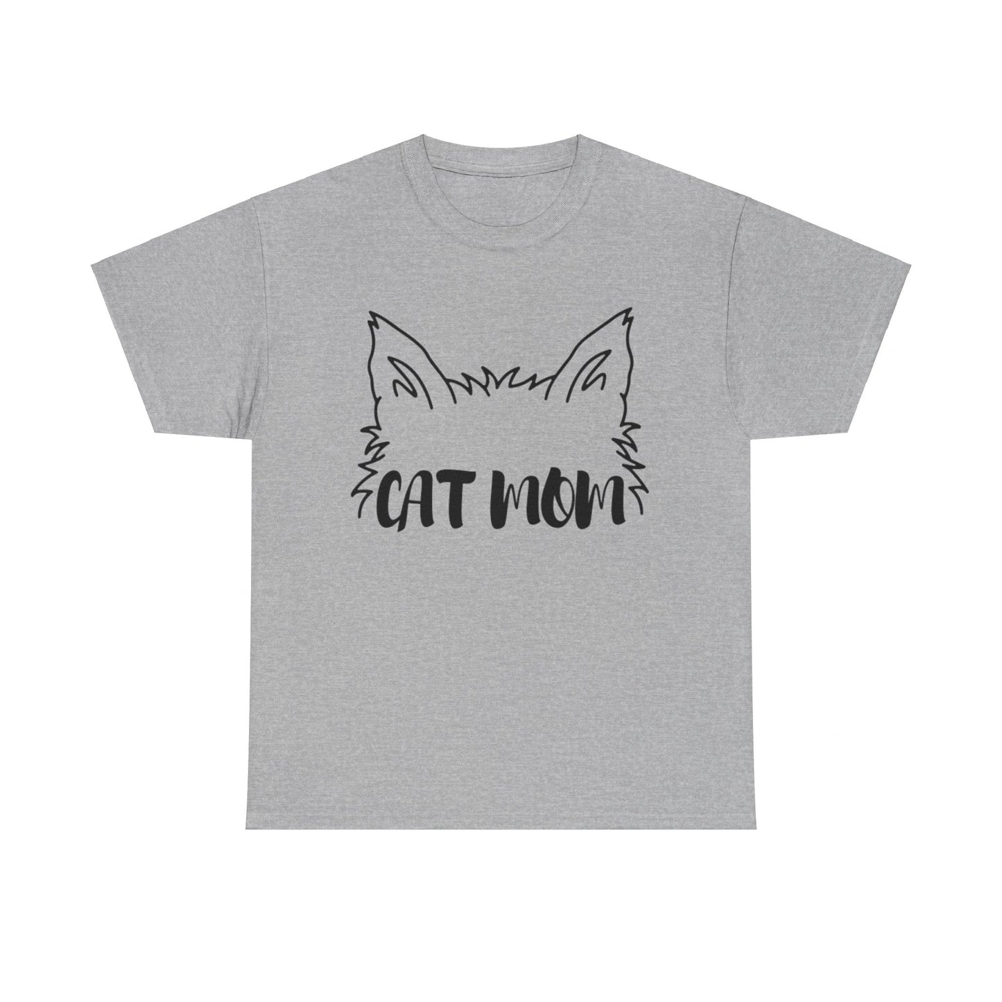 Long-Haired Cat Mom Tee