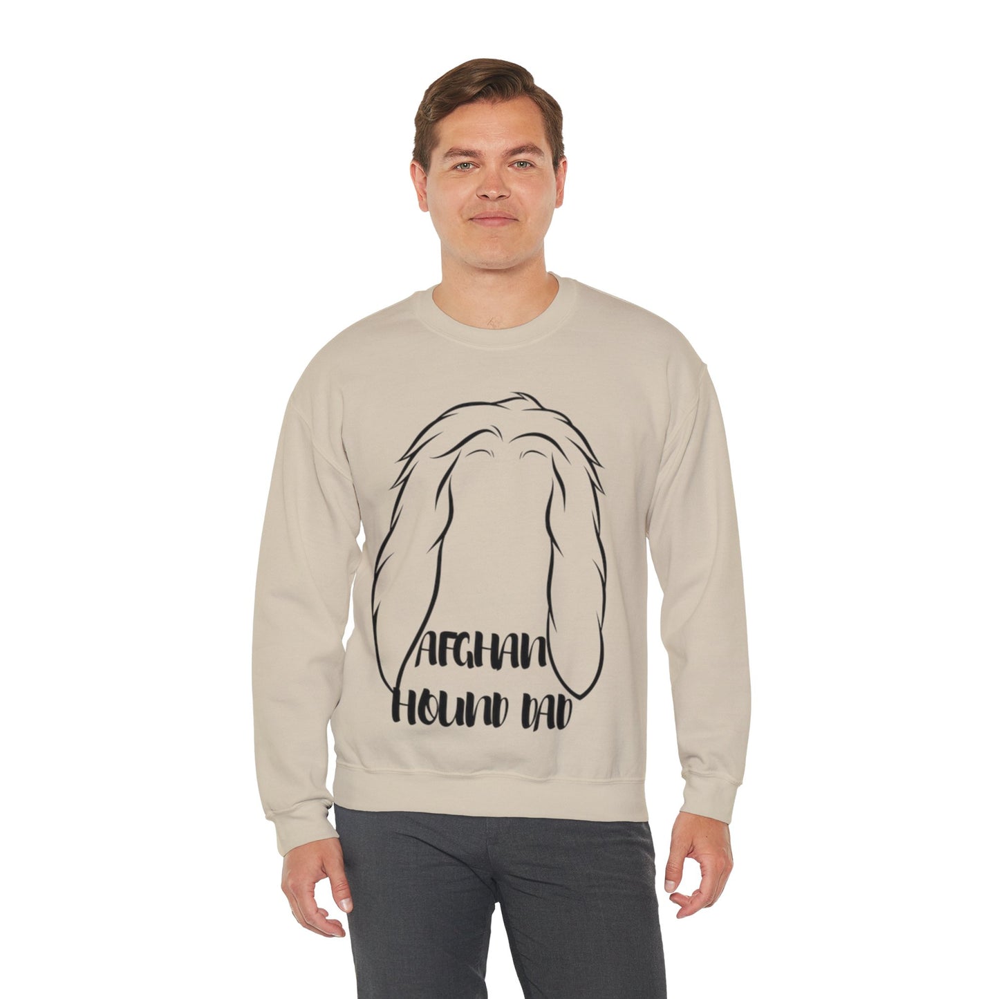 Afghan Hound Dad Crewneck