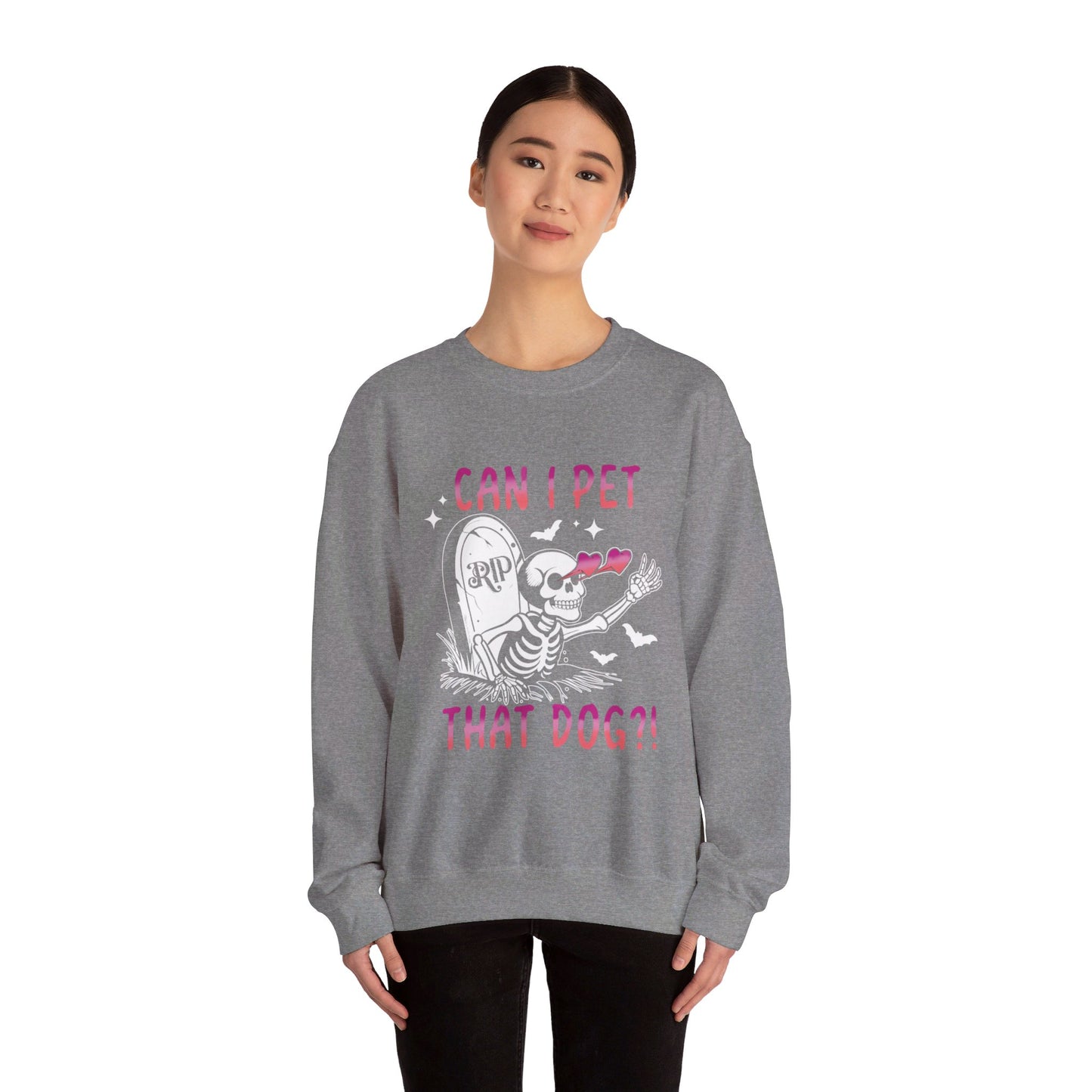 Can I Pet That Dog Halloween Crewneck