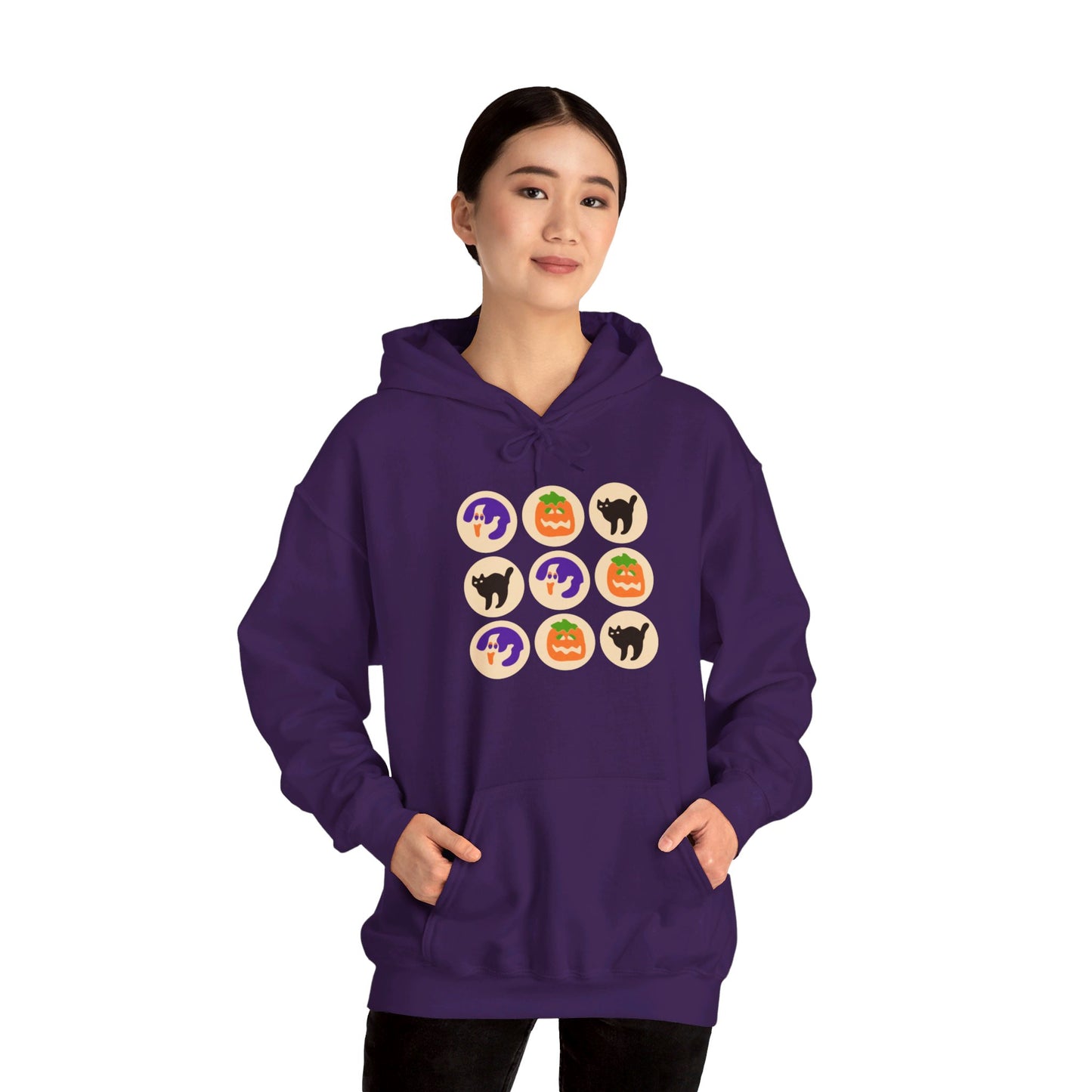 Halloween Cat Cookie Hoodie