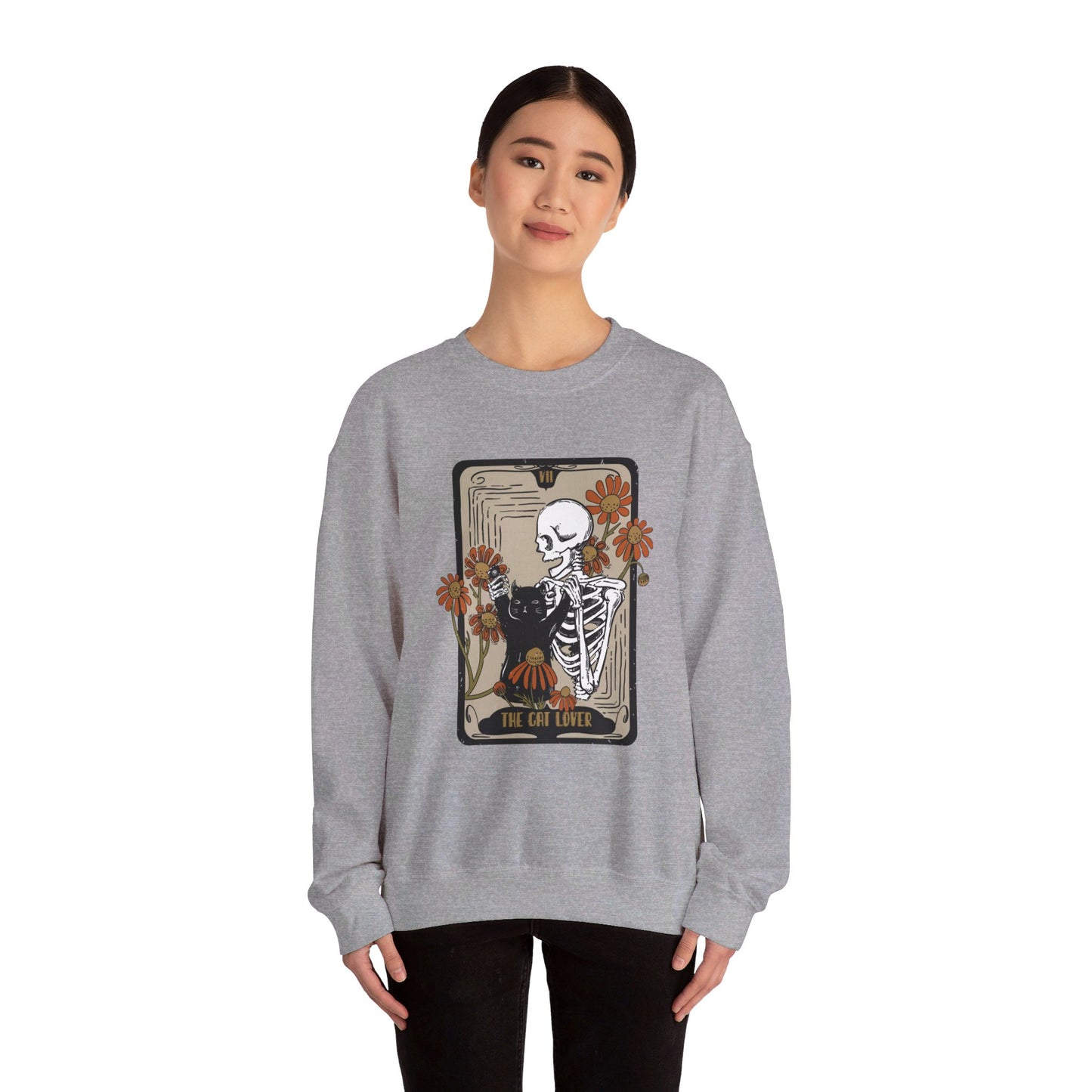 The Cat Lovers Tarot Halloween Crewneck