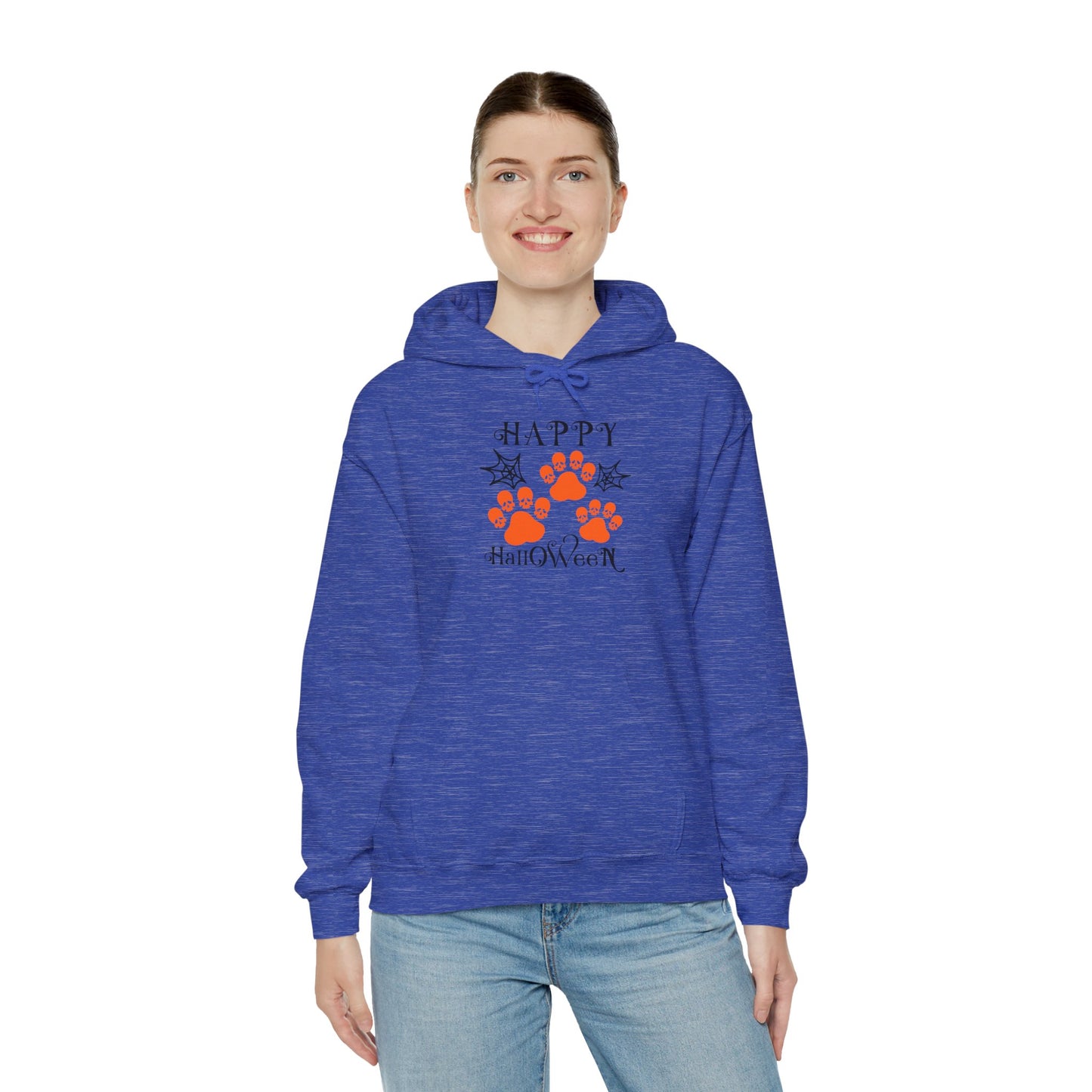 Happy Halloween Paw Print hoodie