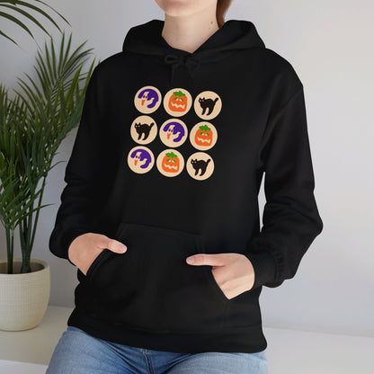 Halloween Cat Cookie Hoodie