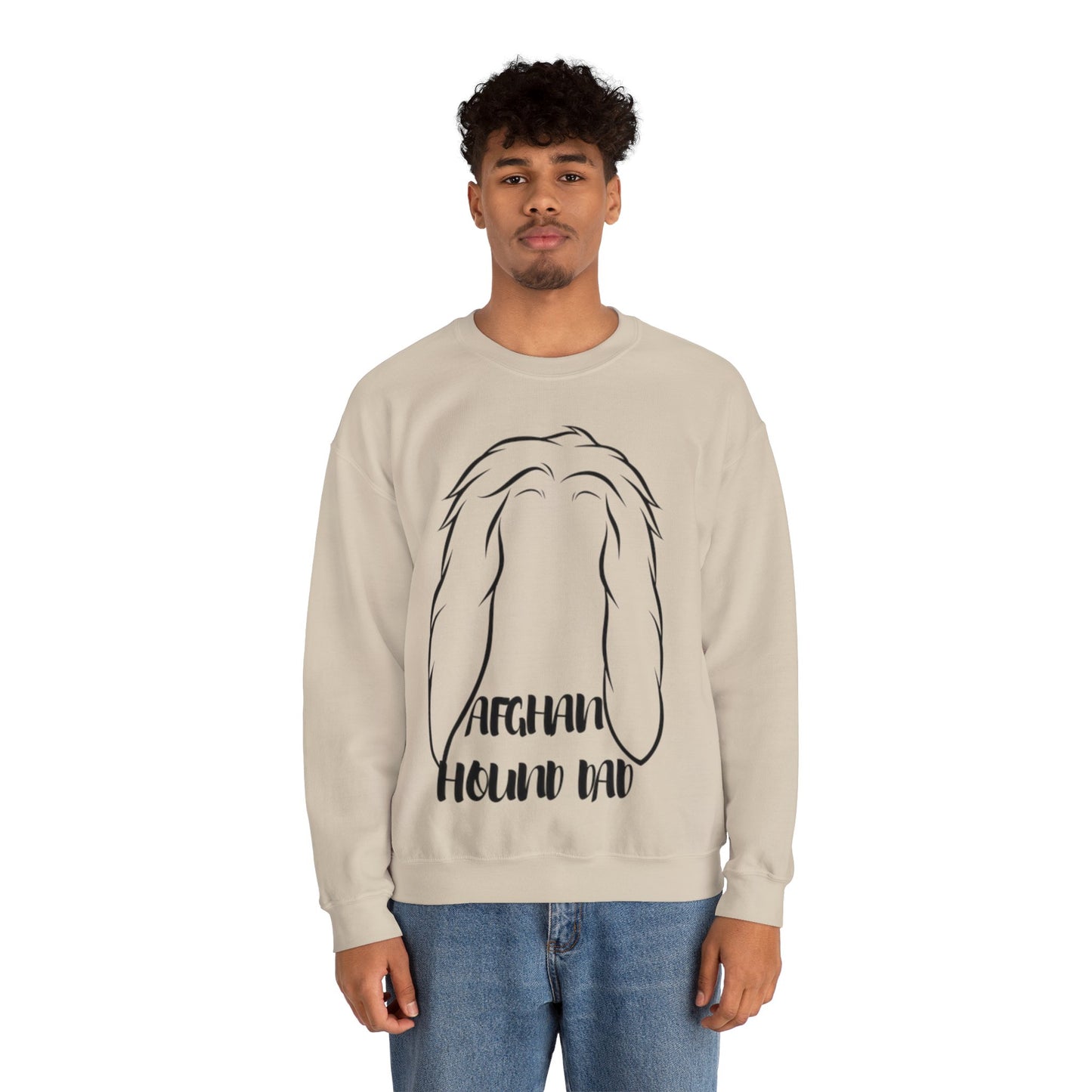 Afghan Hound Dad Crewneck