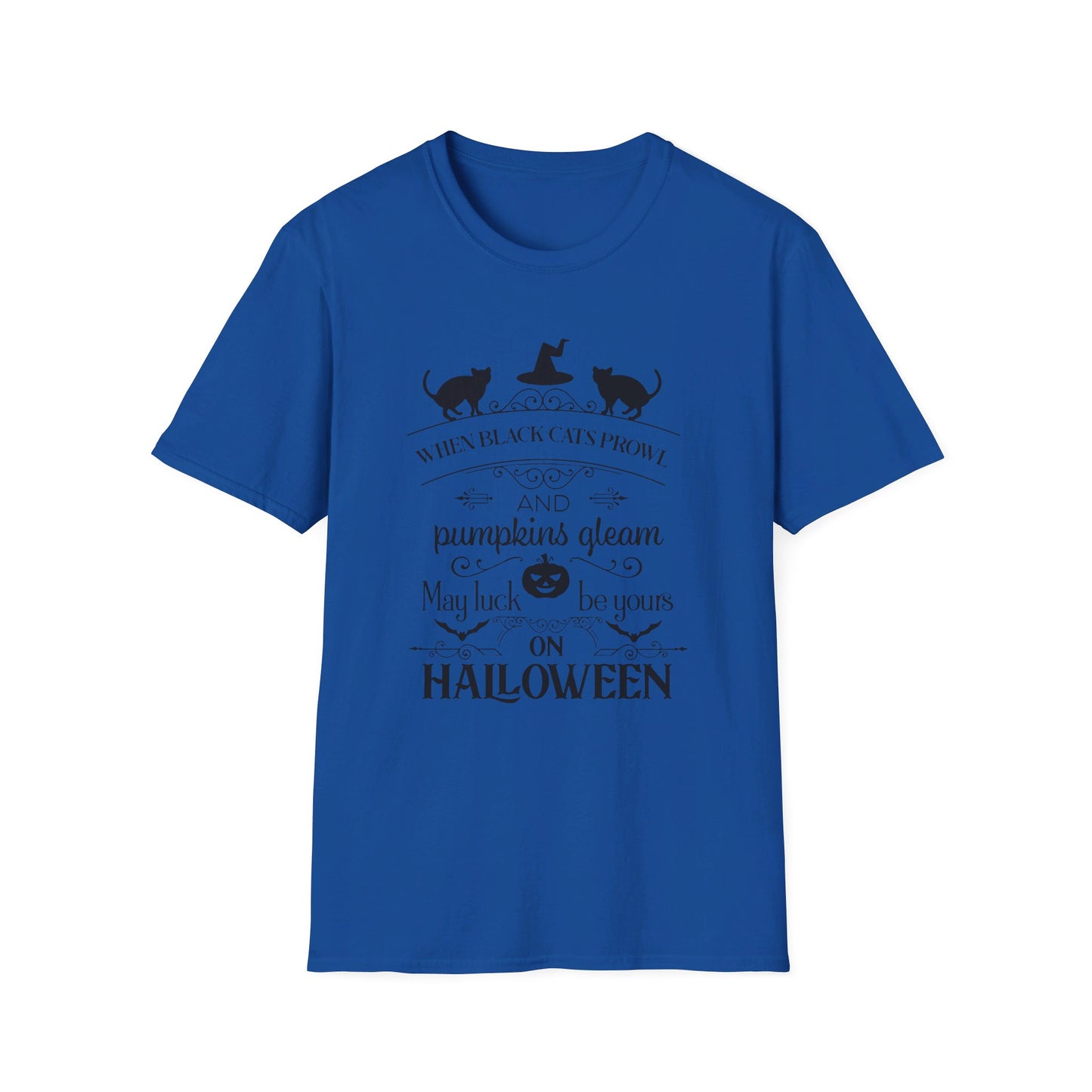 When Black Cats Prowl Halloween Tee