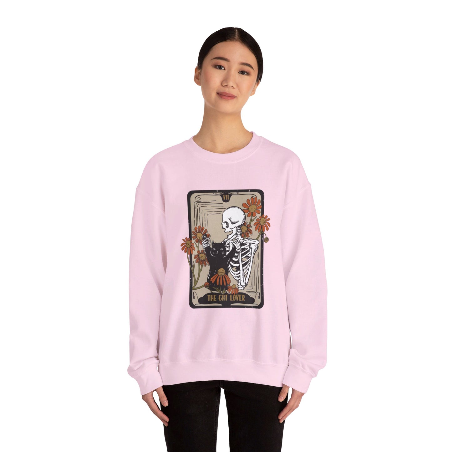 The Cat Lovers Tarot Halloween Crewneck