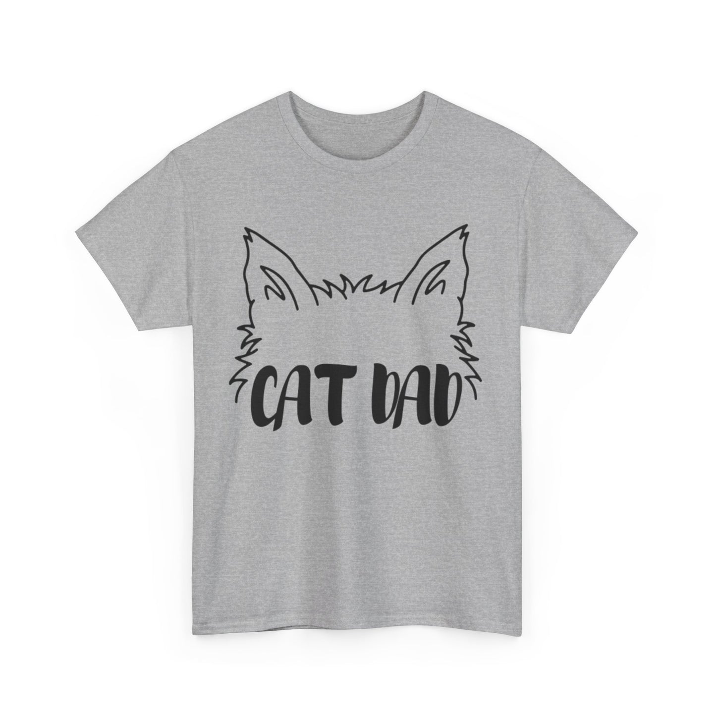 Long-Haired Cat Dad Tee