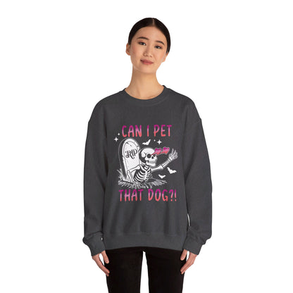 Can I Pet That Dog Halloween Crewneck