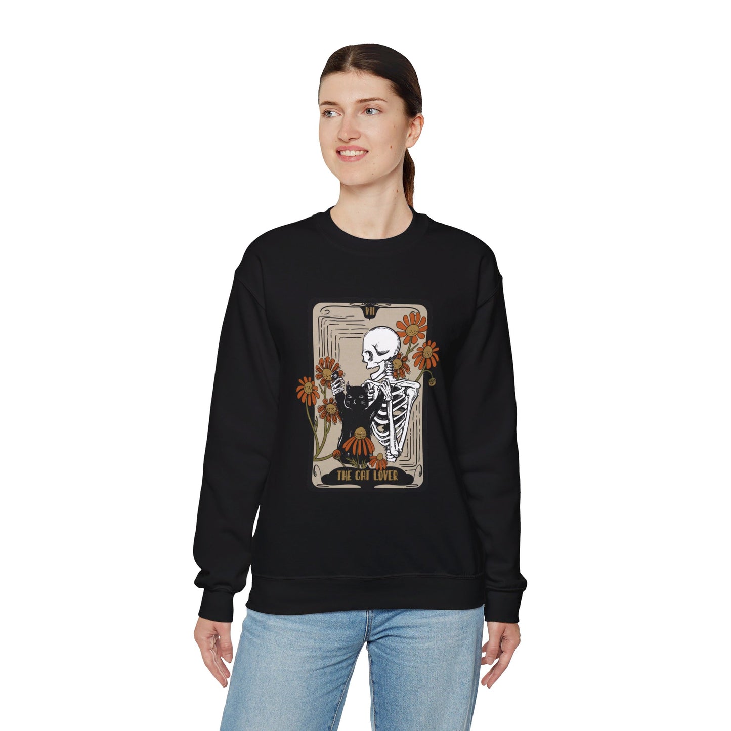 The Cat Lovers Tarot Halloween Crewneck