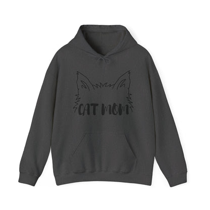 Long-Haired Cat Mom Hoodie