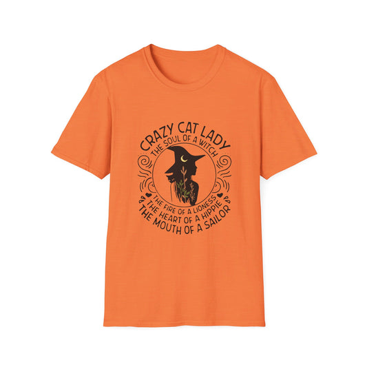 Crazy Cat Lady Halloween Tee