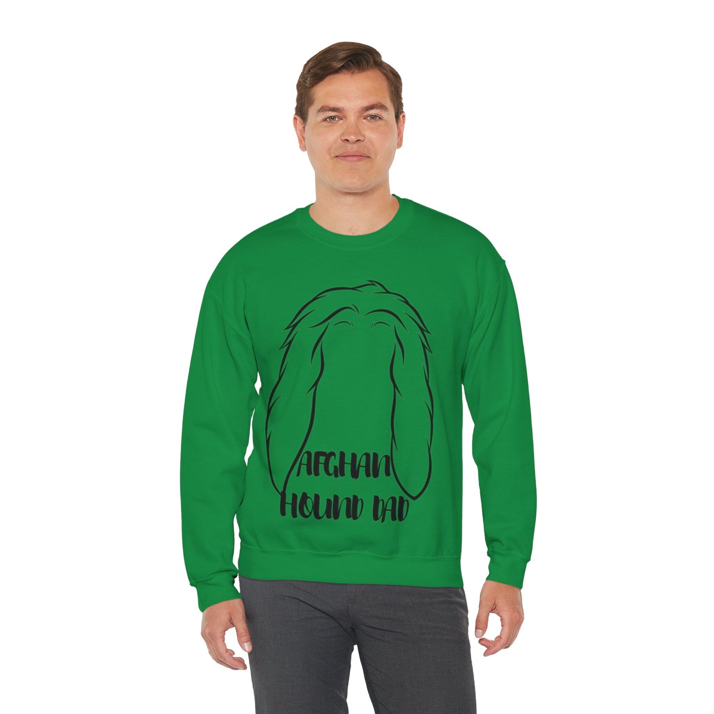 Afghan Hound Dad Crewneck