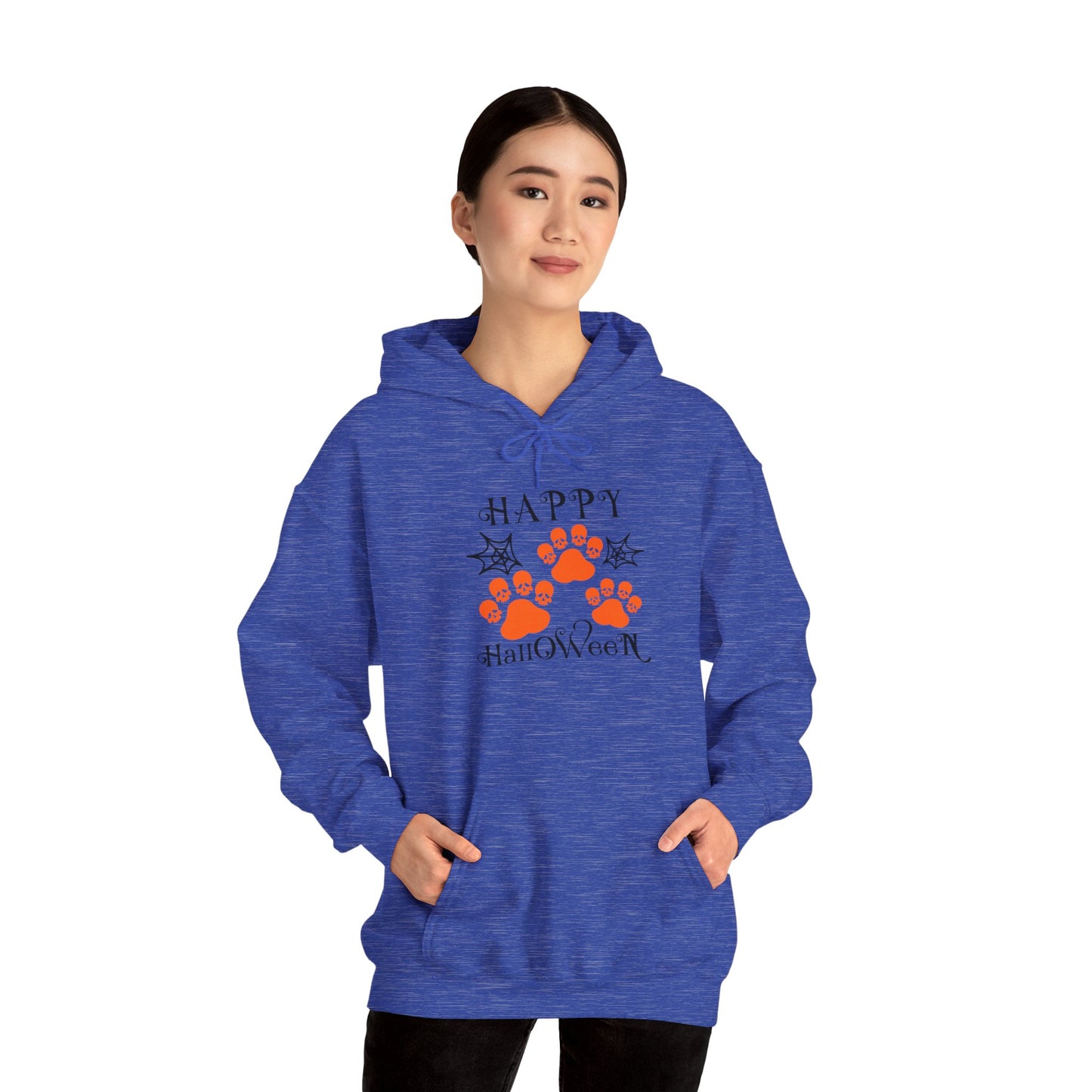 Happy Halloween Paw Print hoodie