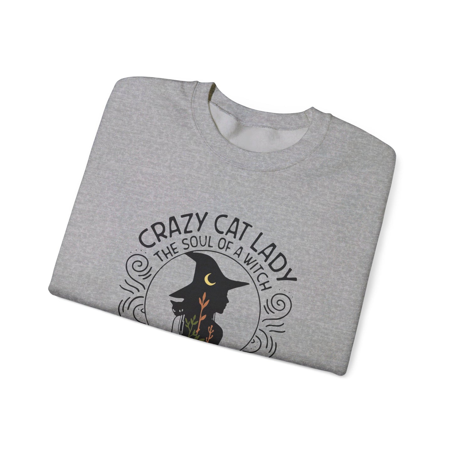 Crazy Cat Lady Halloween Crewneck