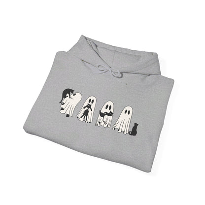 Ghosts Holding Cats Halloween Hoodie