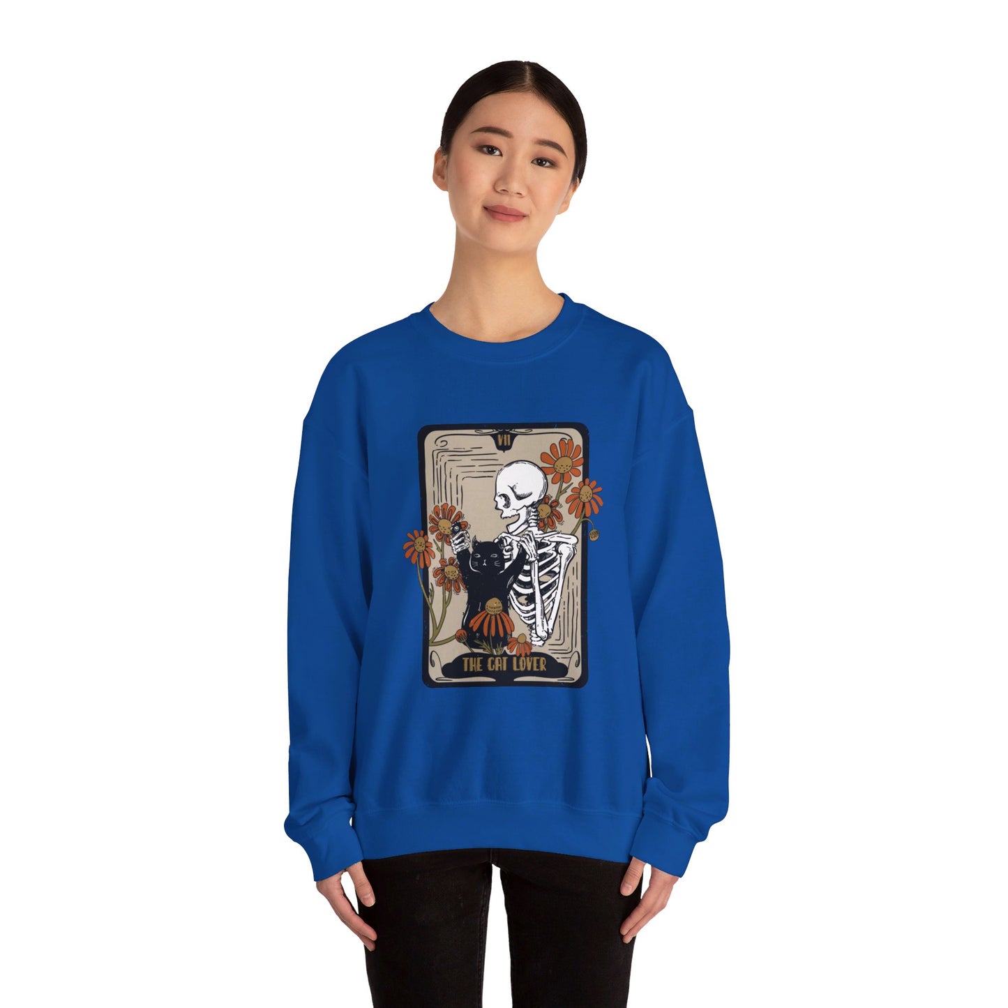 The Cat Lovers Tarot Halloween Crewneck