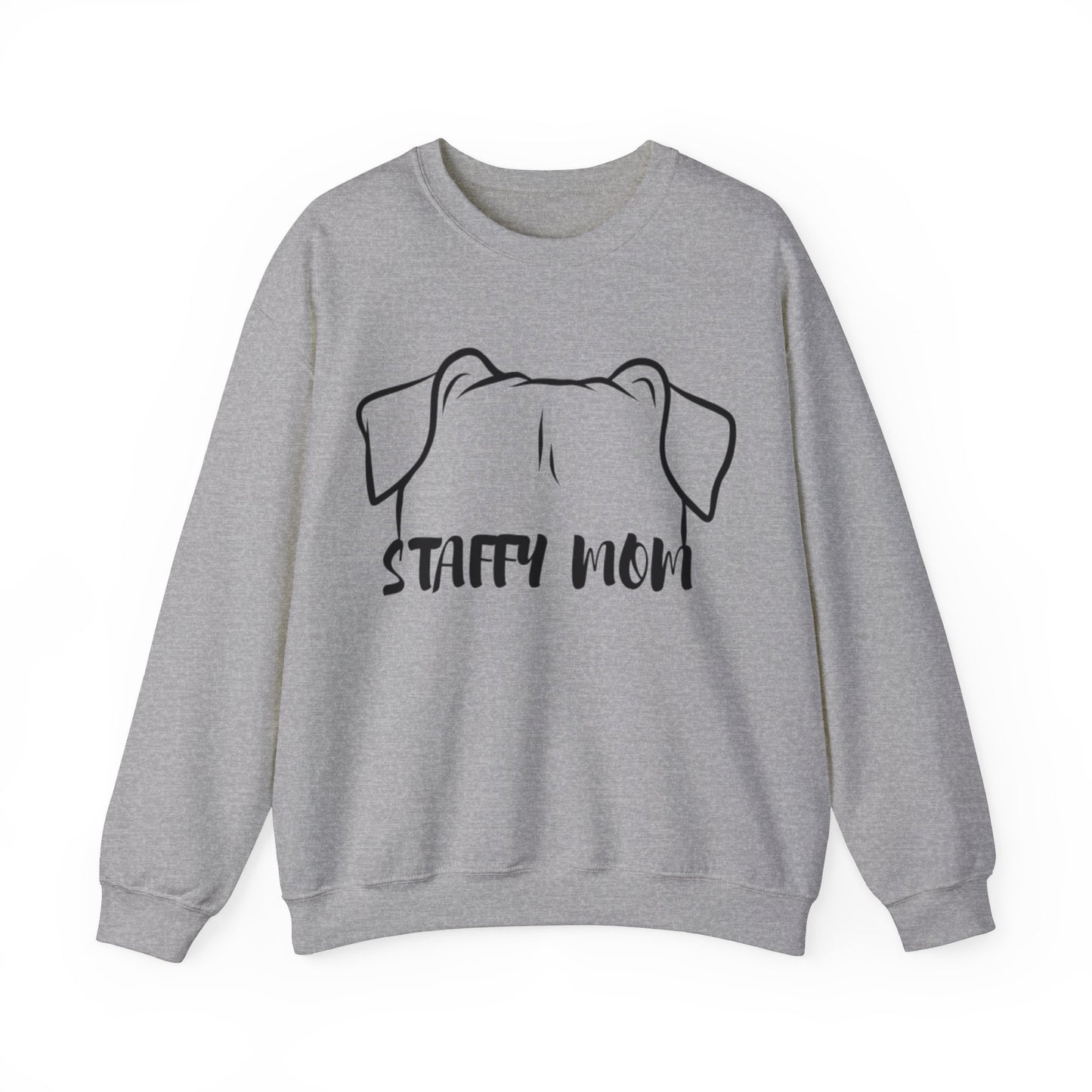 Staffordshire Bull Terrier Mom Crewneck