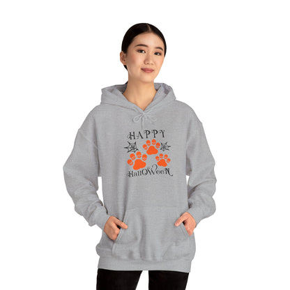 Happy Halloween Paw Print hoodie