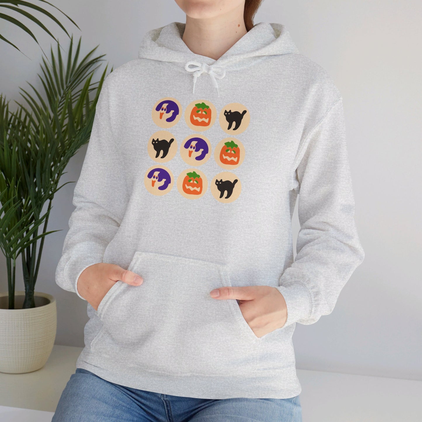 Halloween Cat Cookie Hoodie