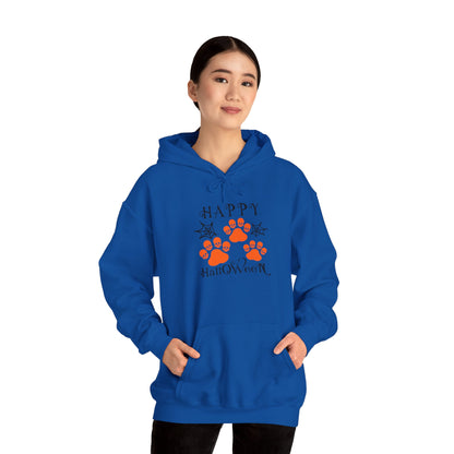 Happy Halloween Paw Print hoodie