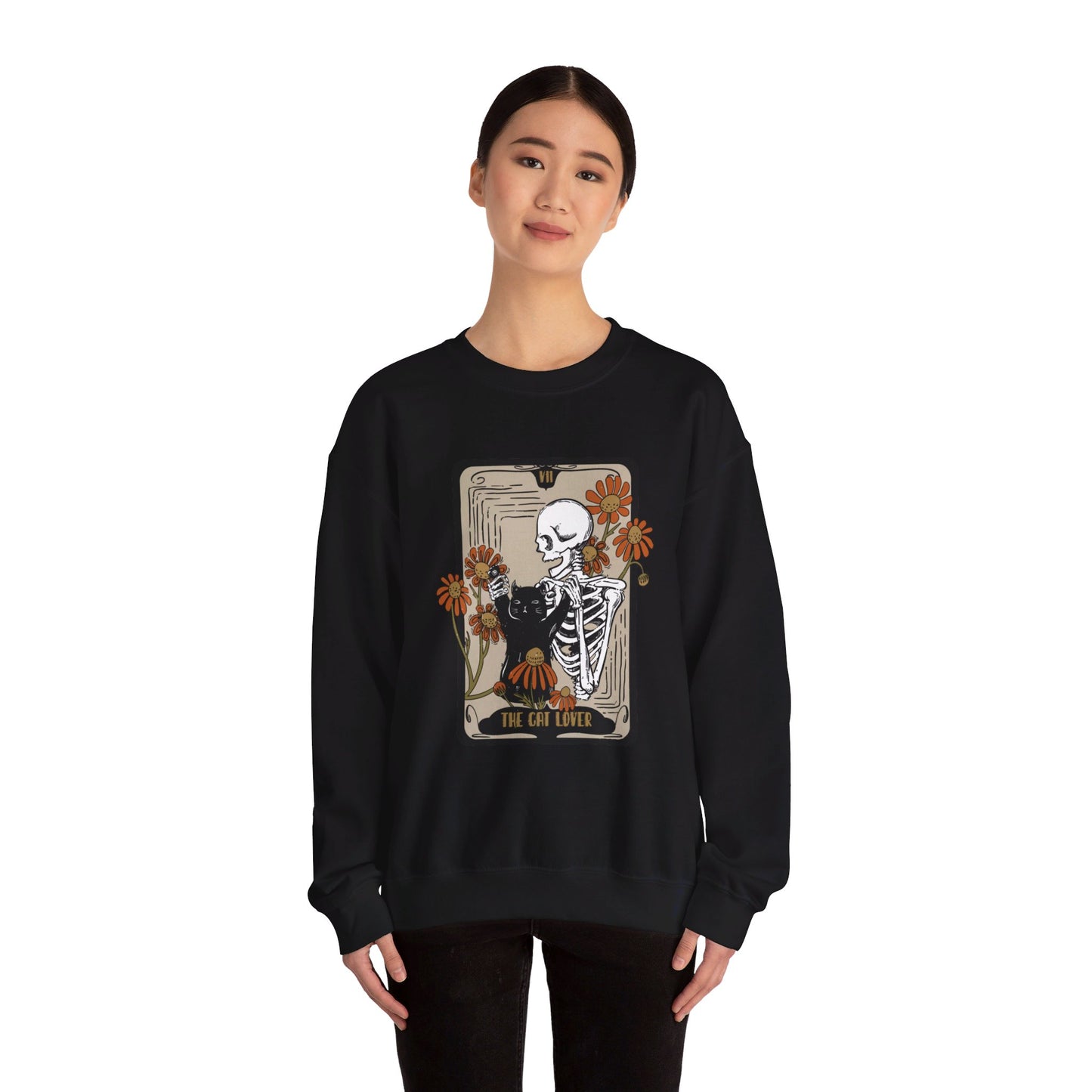 The Cat Lovers Tarot Halloween Crewneck