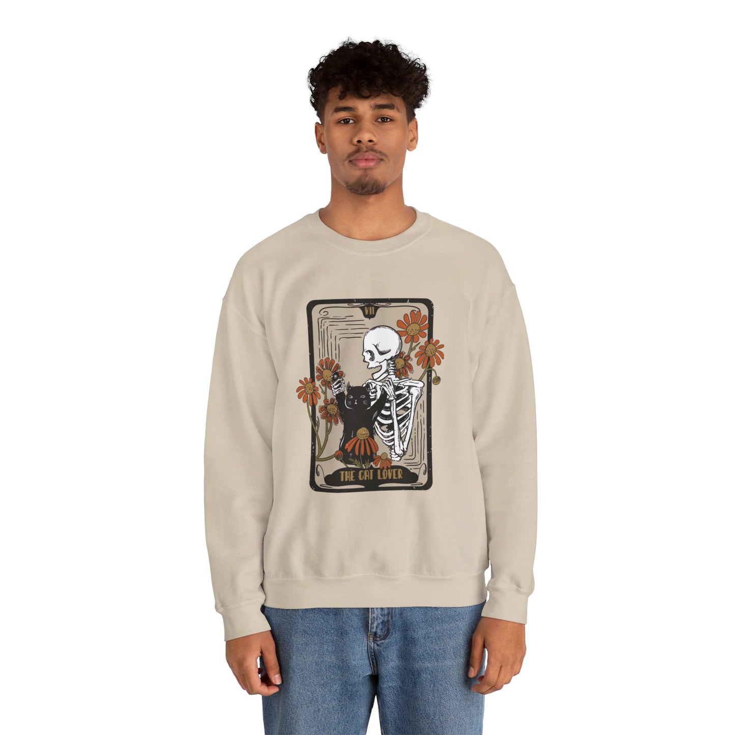 The Cat Lovers Tarot Halloween Crewneck