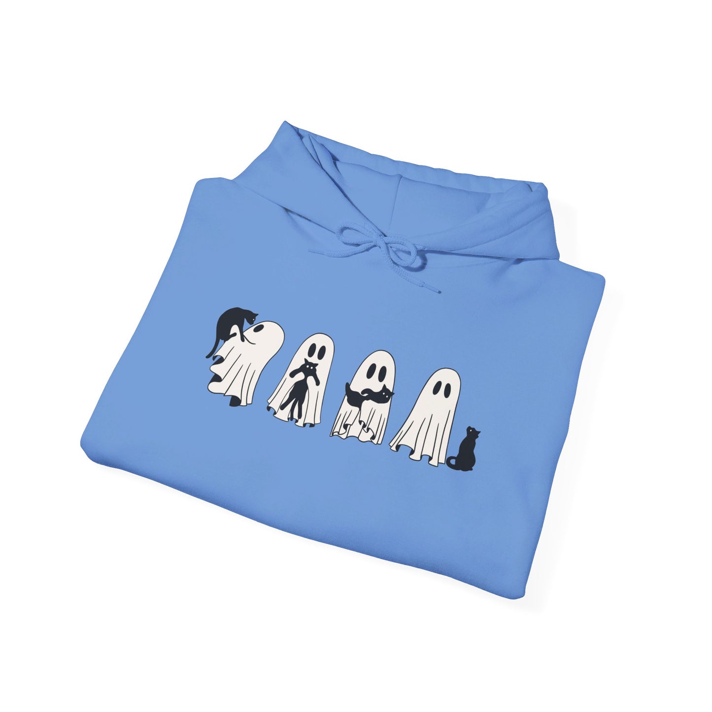 Ghosts Holding Cats Halloween Hoodie