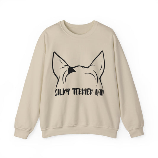 Silky Terrier Dad Crewneck