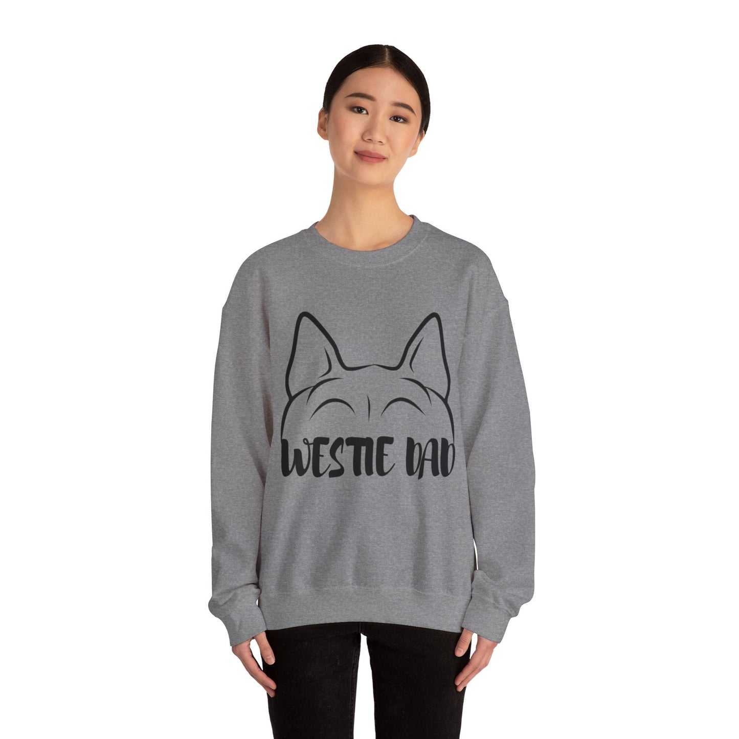 West Highland White Terrier Dad Crewneck
