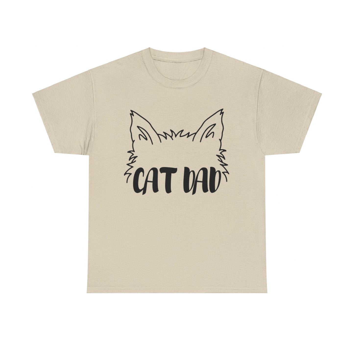 Long-Haired Cat Dad Tee