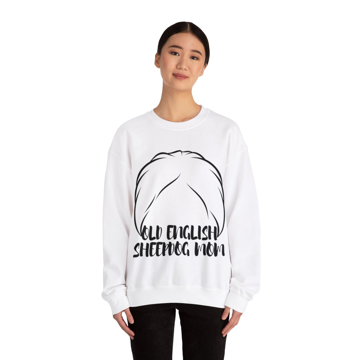 Old English Sheepdog Mom Crewneck