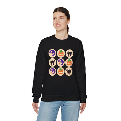 Halloween Black Cat Crewneck Sweatshirt