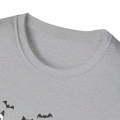 Ghost Cats with Pumpkins Halloween Tee