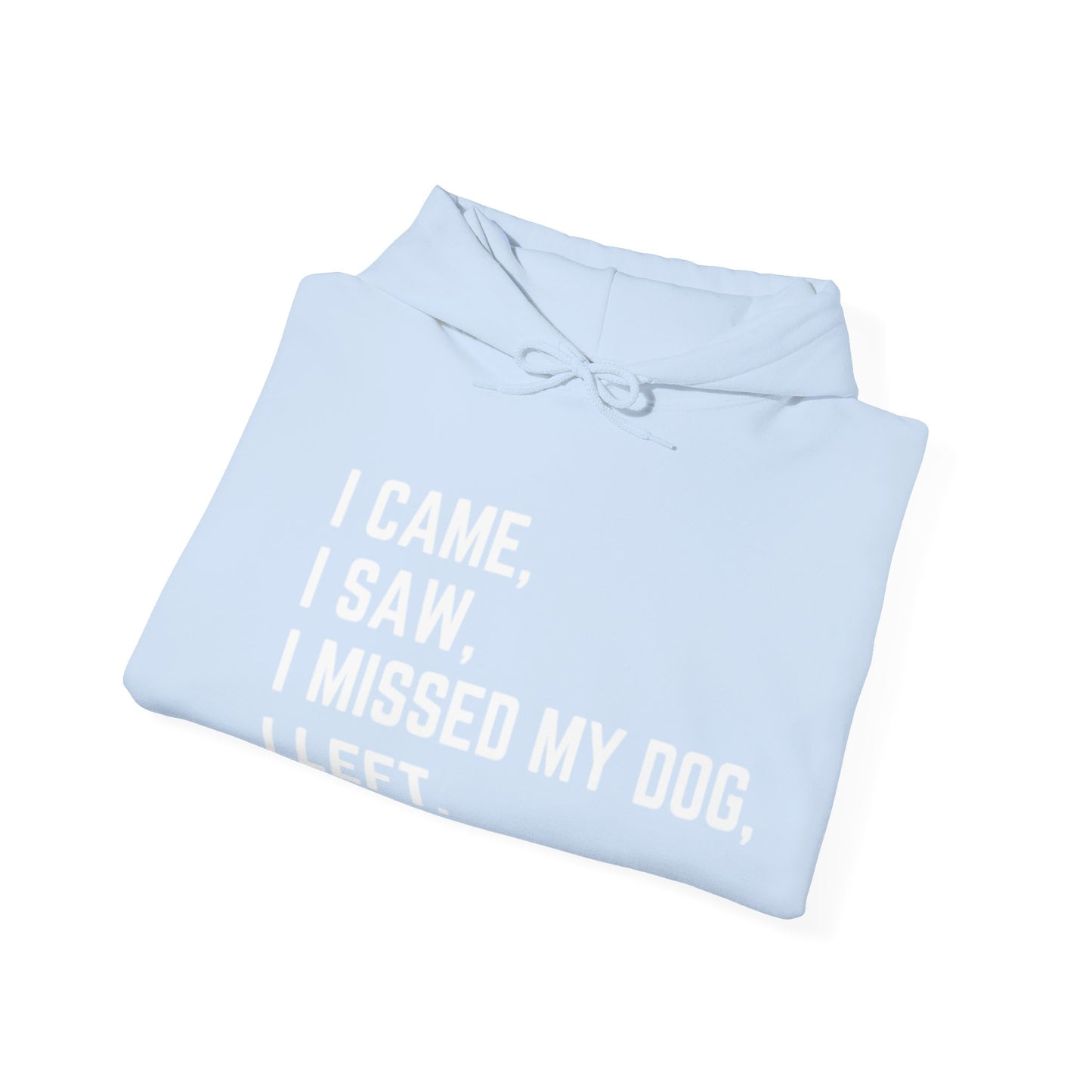 Came, Saw, Missed my Dog Hoodie