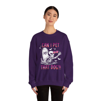 Can I Pet That Dog Halloween Crewneck