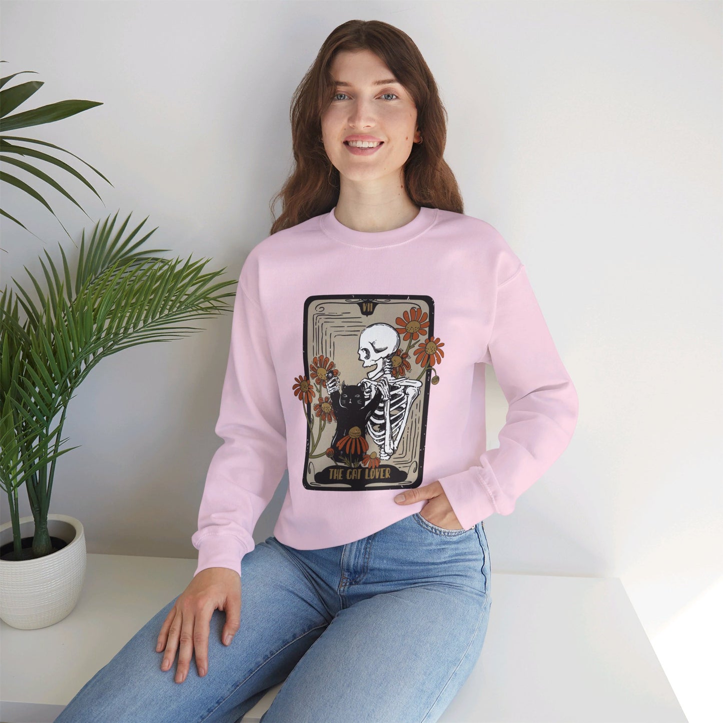 The Cat Lovers Tarot Halloween Crewneck