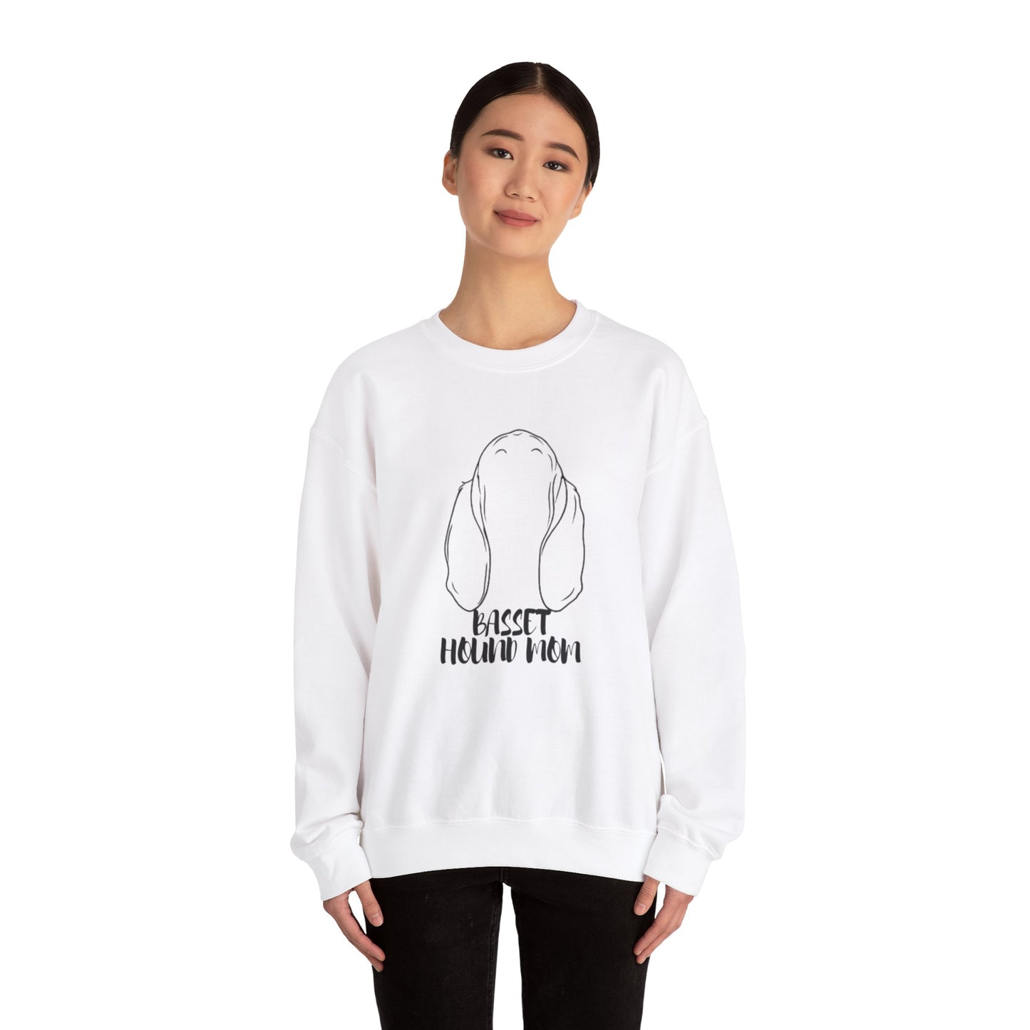 Basset Hound Mom Crewneck