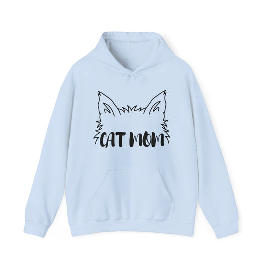 Long-Haired Cat Mom Hoodie