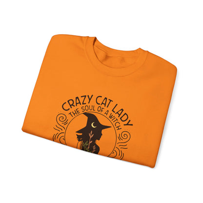 Crazy Cat Lady Halloween Crewneck