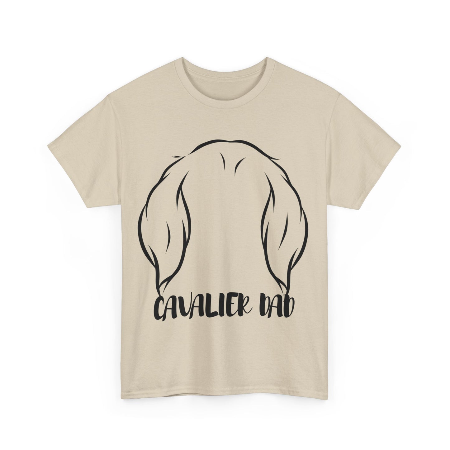 Cavalier King Charles Spaniel Dad Tee