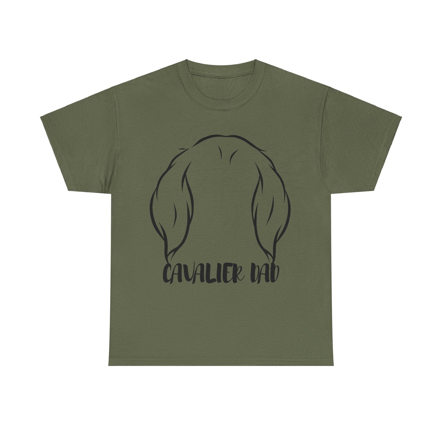 Cavalier King Charles Spaniel Dad Tee