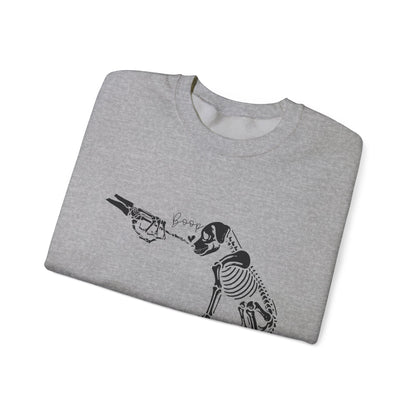 Skeleton Dog Boop Halloween Crewneck