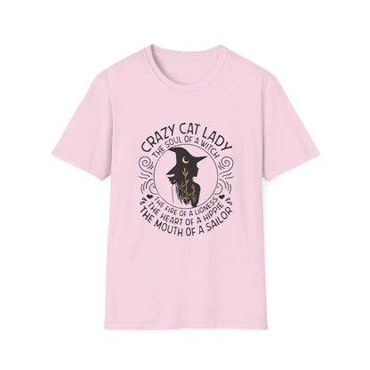 Crazy Cat Lady Halloween Tee