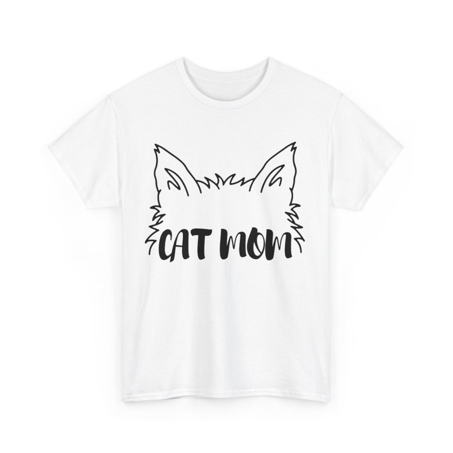 Long-Haired Cat Mom Tee