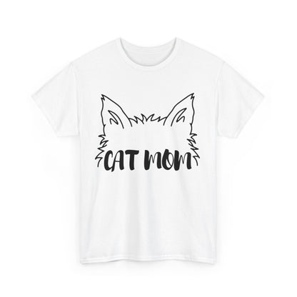 Long-Haired Cat Mom Tee