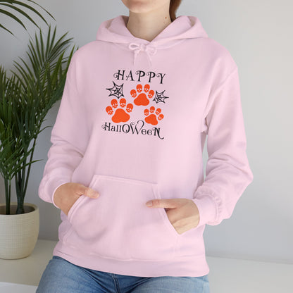 Happy Halloween Paw Print hoodie