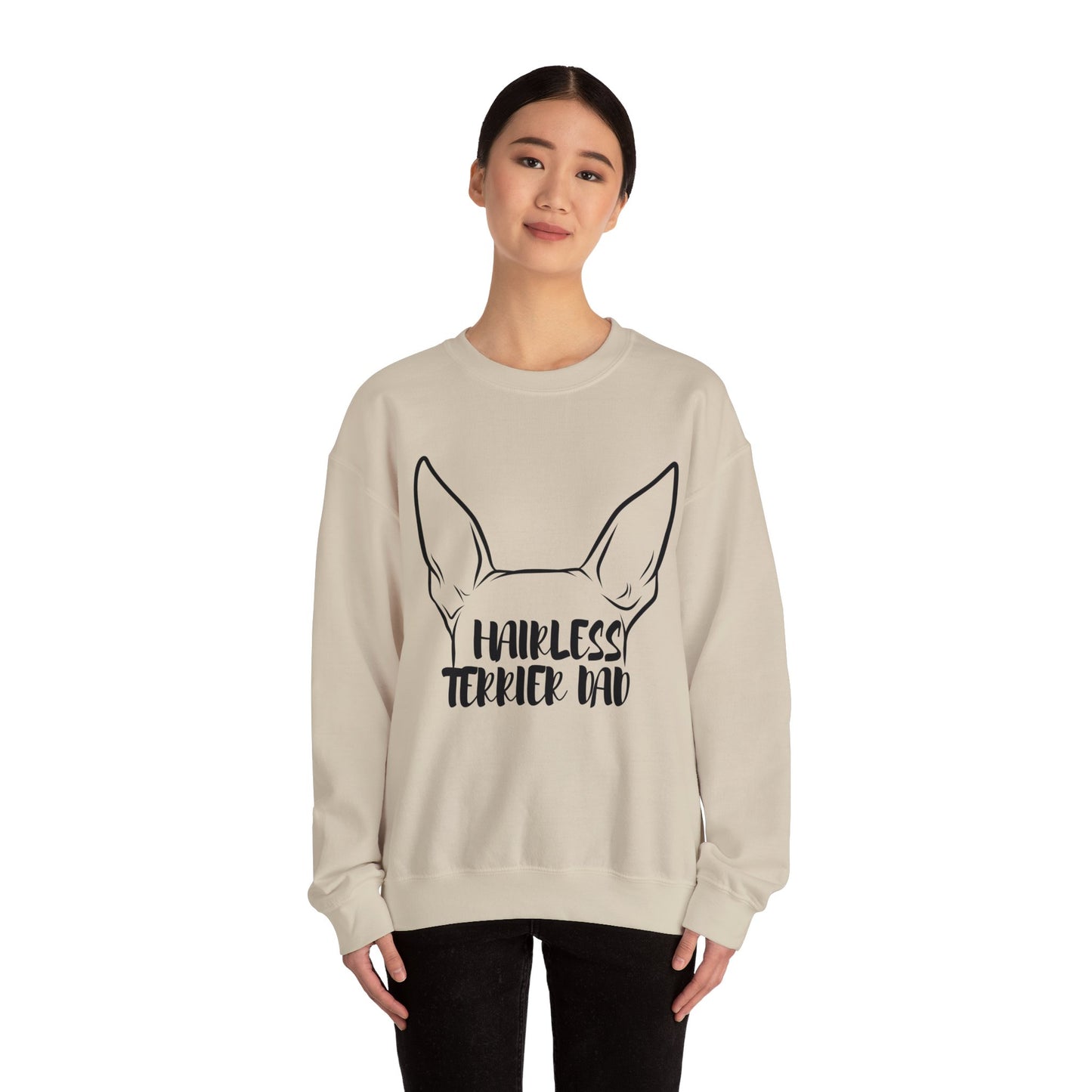 American Hairless Terrier Dad Crewneck