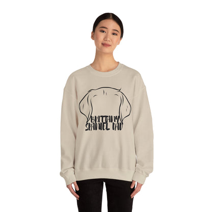 Brittany Spaniel Dad Crewneck